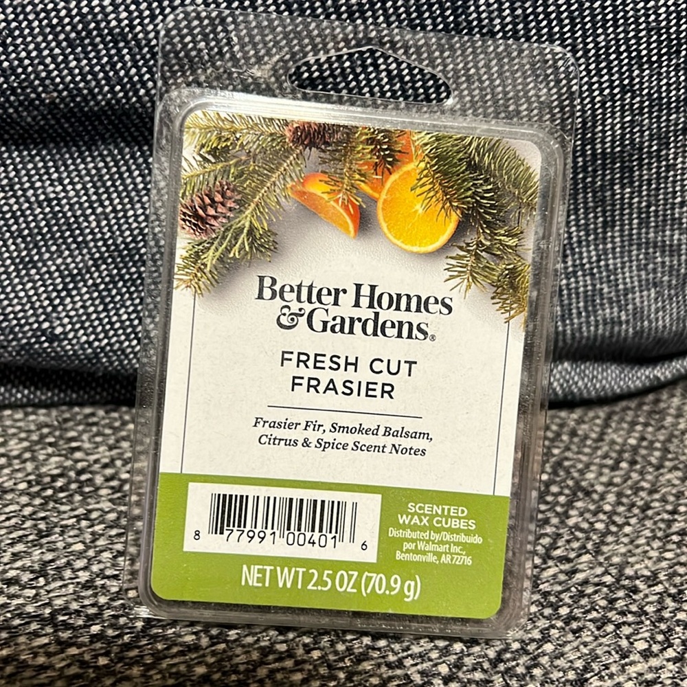NWT Better Homes & Gardens Fresh Cut Frasier Wax Melts